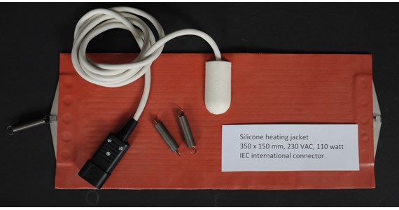 Silicone heating jacket 110 watt for the OD130 and OD150 mm.JPG