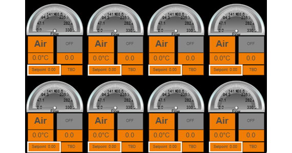 Carnus HMI 8 gas control
